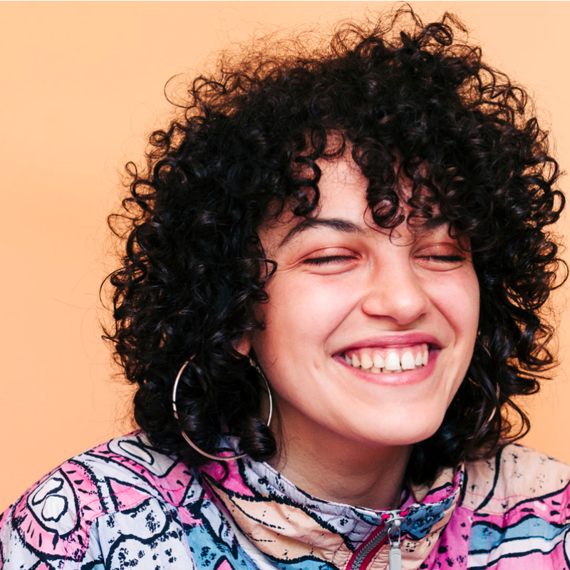 Routine cheveux bouclés